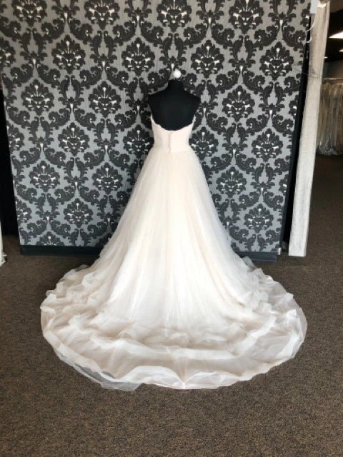 Something Blue Wedding Sincerity Strapless Ballgown Blush Size 12 Wedding Dress 6 Something Blue Wedding Sincerity Strapless Ballgown Blush Size 12 Wedding Dress