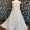 Something Blue WEDDING DRESSES Casablanca BL286 Wedding Dress Size 24 Lace/Tulle Ivory Sleeveless A-line