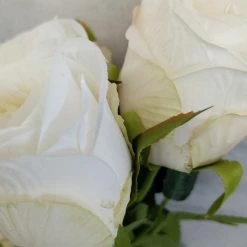 Something Blue Hobby Lobby Rose Floral Ivory/Blush Size 20