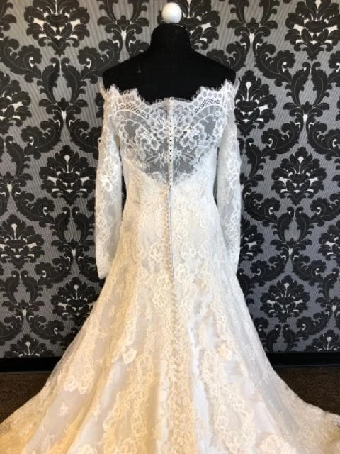Something Blue Justin Alexander JESSICA 88055 Women's Wedding Dress Lace Ivory/Pearl WEDDING DRESSES 6 Something Blue Justin Alexander JESSICA 88055 Women's Wedding Dress Lace Ivory/Pearl WEDDING DRESSES