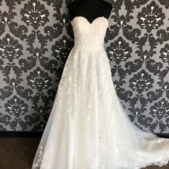 Something Blue Stella York 6776IVZP Wedding Dress Tulle/Lace Ivory Size 8 WEDDING DRESSES