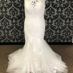 Something Blue WEDDING DRESSES Casablanca BL329 Darcey Women Wedding Dress Lace Ivory Size 22