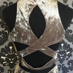 PROM Size 6 Gray LAFEMME Velvet