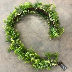Something Blue DECOR Garland Greenery Green/Brown Size 5' GARLAND