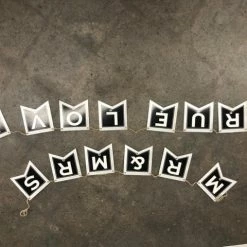 Something Blue David Tutera Banner Black & White Size 16pc SIGNS