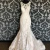 Something Blue WEDDING DRESSES Allure Bridal 3115 Lace Champagne/Ivory AS IS Pinholes & Missing Buttons