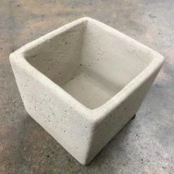 Something Blue THE PARLOUR Sullivans CMT1098 Planter Concrete 4"x4"x3.5"