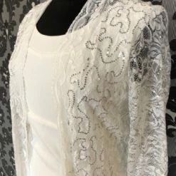 Something Blue Miss Cristina 2608 Formal Poly/lace White Size 2XL