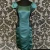 Something Blue FORMAL/MOTHER'S DRESSES Jasmine M150017 Women's Formal Satin/Lace Emerald Size 8 Cocktail
