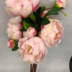 Something Blue DECOR Peony Floral Blush Size 27" FLORAL