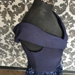 Something Blue Alex Evenings Women Formal Poly Spandex Navy Size 8P