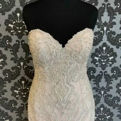 Something Blue WEDDING DRESSES Stella York Size 14 Strapless Mermaid Ivory And Champagne Wedding Dress