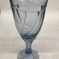 Something Blue Noritake Glassware Glass Blue Size 7.25" Water Goblet GLASSWARE