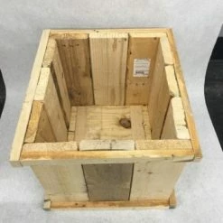 Something Blue Wedding Unfinsihed Wood Crate 13