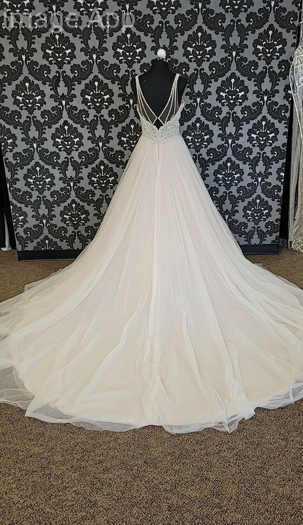 Something Blue Essense Of Australia D2409 Women Wedding Dress Sequin Tulle WEDDING DRESSES 5 Something Blue Essense Of Australia D2409 Women Wedding Dress Sequin Tulle WEDDING DRESSES