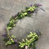 Something Blue Garland Greenery Green/Purple Size 5' GARLAND DECOR