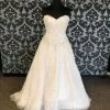 Something Blue Kenneth Winston KIMBERLY 1725 Women's Wedding Dress Beaded/Tulle Size 16 WEDDING DRESSES