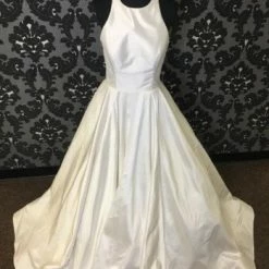Something Blue WEDDING DRESSES Justin Alexander JUSTICE 99042 Women's Wedding Dress Ivory Size 12