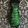 Something Blue Luxgal 65013 Women's Formal Lace/Satin Emerald/Black Size 4