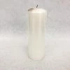 Something Blue Pillar Candle Wax Pearl Size 8.5" CANDLES DECOR