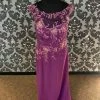Something Blue Montage 113920 Formal Chiffon/Beaded Purple Size 16