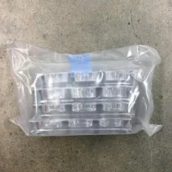 Something Blue Wedding Tea Light Holder Glass Clear 4ct