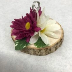 Something Blue Place Card Holder Wood/Floral Fuschia/Ivory Size 12ct SIGNS DECOR