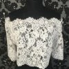Something Blue Separates Embroidered Lace Ivory Size 14 3/4 Length Jacket WEDDING DRESSES
