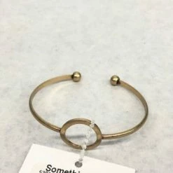 Something Blue Bracelet Metal Gold Jewelry