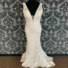 Something Blue Madison James MJ607 Wedding Dress Lace/Beading Ivory Size 10 WEDDING DRESSES