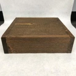 Something Blue DECOR Cake Stand Wood Dark Stain Size 13