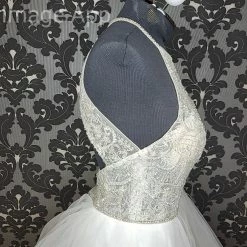 Something Blue Casablanca BL328 Andi Wedding Dress Horsehair/Beaded AS IS LOOSE BEADING