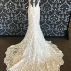 Something Blue Wedding Allure Bridal C489 Women's Wedding Dress Lace/Tulle Size 12 WEDDING DRESSES