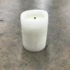 Something Blue Wedding Pillar Wax White Size 4" CANDLES
