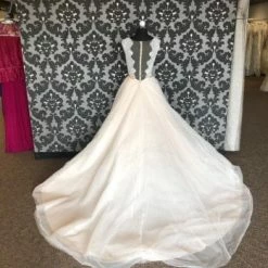 Something Blue Allure Romance Women's Wedding Dress Tulle/Beads Ivory/Champagne WEDDING DRESSES