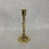 Something Blue Taper Candle Holder Size 7.5" Metal Brass CANDLES