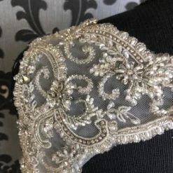 Something Blue NEW ARRIVALS Martina Liana MACI Straps Beaded Ivory Size 12 "AS IS"