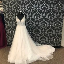 Something Blue WEDDING DRESSES Stella York 6724DM Women's Wedding Dress Tulle Moscato Size 10