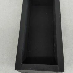 Something Blue Box Wood Black Size 4.5" X 6" X 14" WOOD DECOR