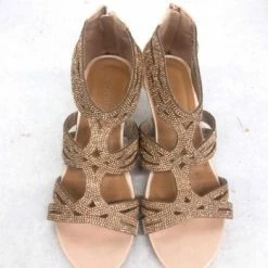 Something Blue NEW ARRIVALS Patrizia Women Wedge Rose Gold Size 9