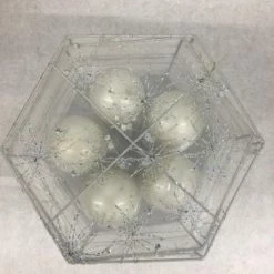 Something Blue Wedding The Great Indoors Centerpiece Mesh/Beaded Silver/ivory CENTERPIECES DECOR