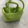Something Blue Wedding Harry & David Flower Girl Basket Woven Green Size 9.5"x6"x5.5" FLOWER GIRL