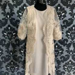 Something Blue Miss Cristina 2933 Formal Poly/lace Nude Size 2XL FORMAL/MOTHER'S DRESSES