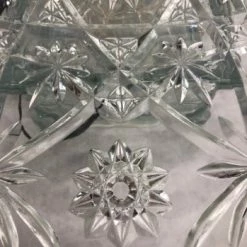 Something Blue DECOR Cake Stand Glass Clear Size 5" X 13.5" Round CAKE ACCESSORIES