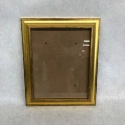 Something Blue DECOR Frame Size 10"x12" Wood Gold SIGNS