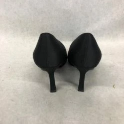 Something Blue Nina Women's Shoe Black Size 7.5 Satin