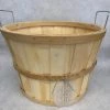 Something Blue Apple Basket Wood Beige Size 13.25"x9" CONTAINER DECOR
