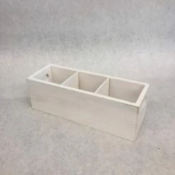 Something Blue Hobby Lobby Box Wood Whitewash Size 9.5"x3.25"x3" WOOD DECOR