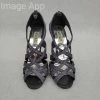 Something Blue NEW ARRIVALS Badgley Mischka MP2183 Heels Glitter Charcoal Size 9M SHOES