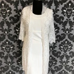 Something Blue Miss Cristina 2608 Formal Poly/lace White Size 2XL